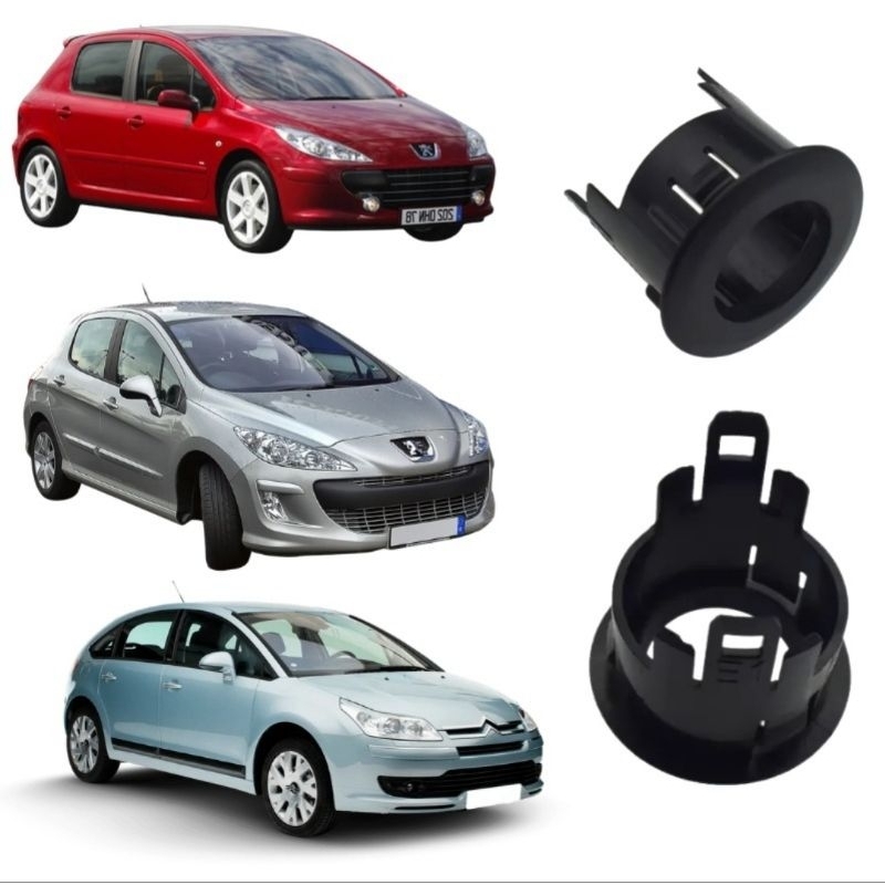 Moldura do sensor de estacionamento Peugeot 307 peugeot 407 ds3 Citroen C4 kit com 02 peças