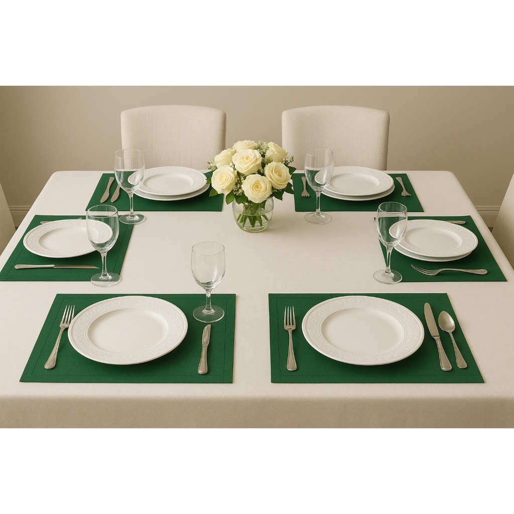 Suplát Mesa Posta; Jogo Americano Retangular em Tecido Oxford 50cmx38cm– Elegância, Alta Qualidade