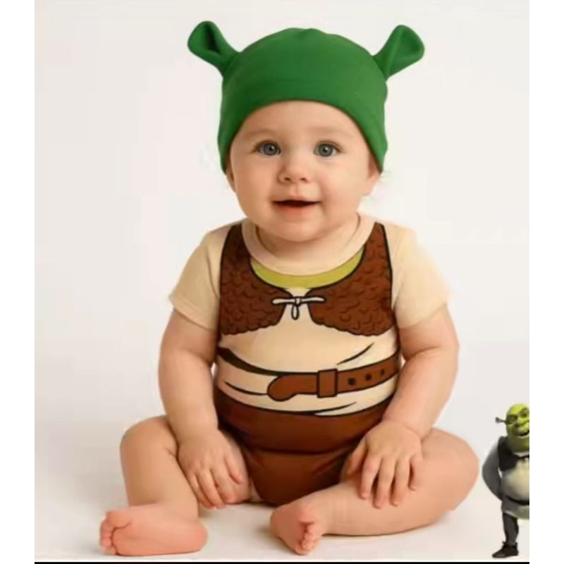 Body do Sureck com Toca Bebe Mesversário Bori e Toca Fantasia Menino em Oferta na Shopee