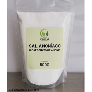Sal Amoníaco - Bicarbonato de Amônia em Oferta na Shopee