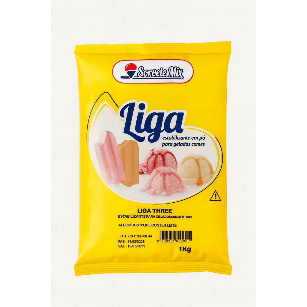 Liga Neutra estabilizante Sorvetemix Ello 1kg – para Sorvete, Geladinho Gourmet Artesanais