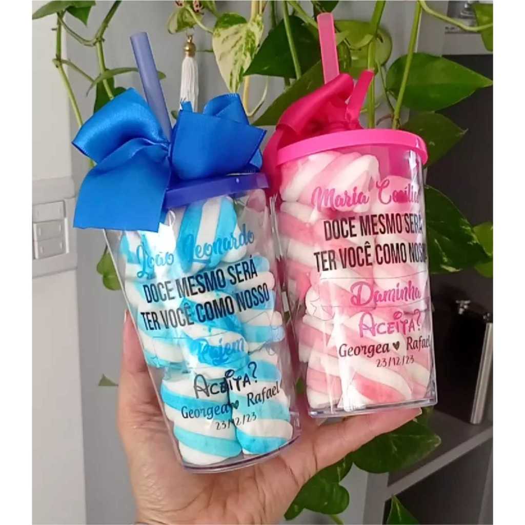 01 Copo acrílico 480ml personalizado com tampa e canudo