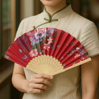 Leque De Mão Leque Oriental Japonês Varias Estampas Diversas Cores Neutras Madeira Ventilador de Mão em Oferta na Shopee