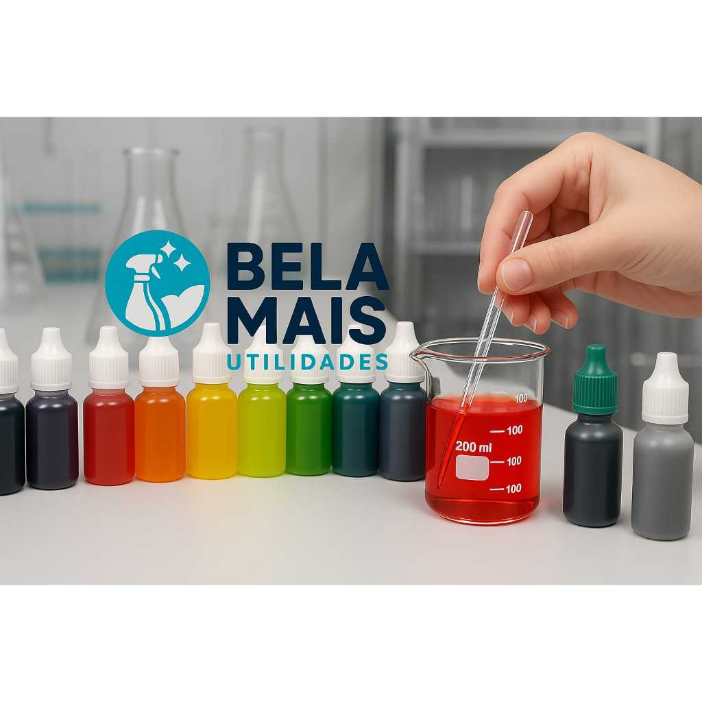 9 Corante De 20ml P/Produtos De Limpeza para sabão ,amaciante, desinfetante , detergente, alcool perfumado ,aromatizante em Oferta na Shopee