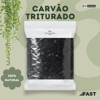 Carvão Vegetal Triturado 2Kg para Substrato, Orquídeas, Drenagem, Filtragem e Jardinagem Orgânica em Oferta na Shopee