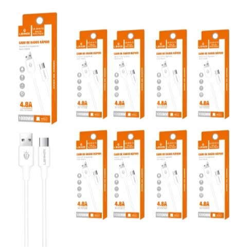 Kit 10 Cabos Tipo C USB Carregador Atacado Revenda Nota Fiscal
