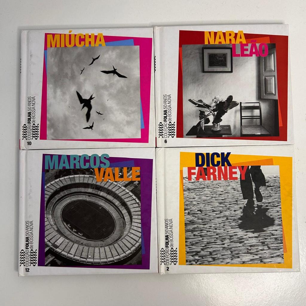 4 CDs Coleção Folha 50 anos de Bossa Nova | Miúcha, Nara Leão, Marcos Valle e Dick Farney