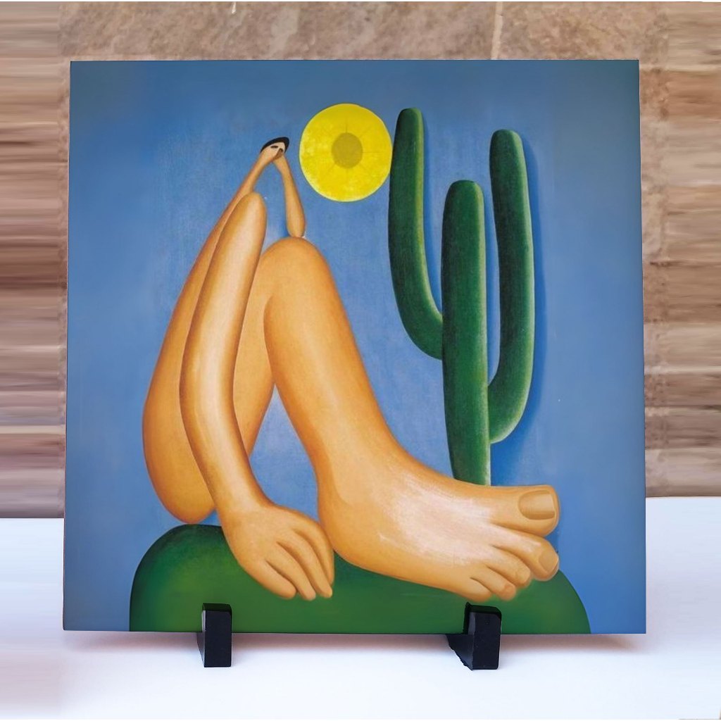 Azulejo Decorativo  Tarsila do Amaral - Abaporu