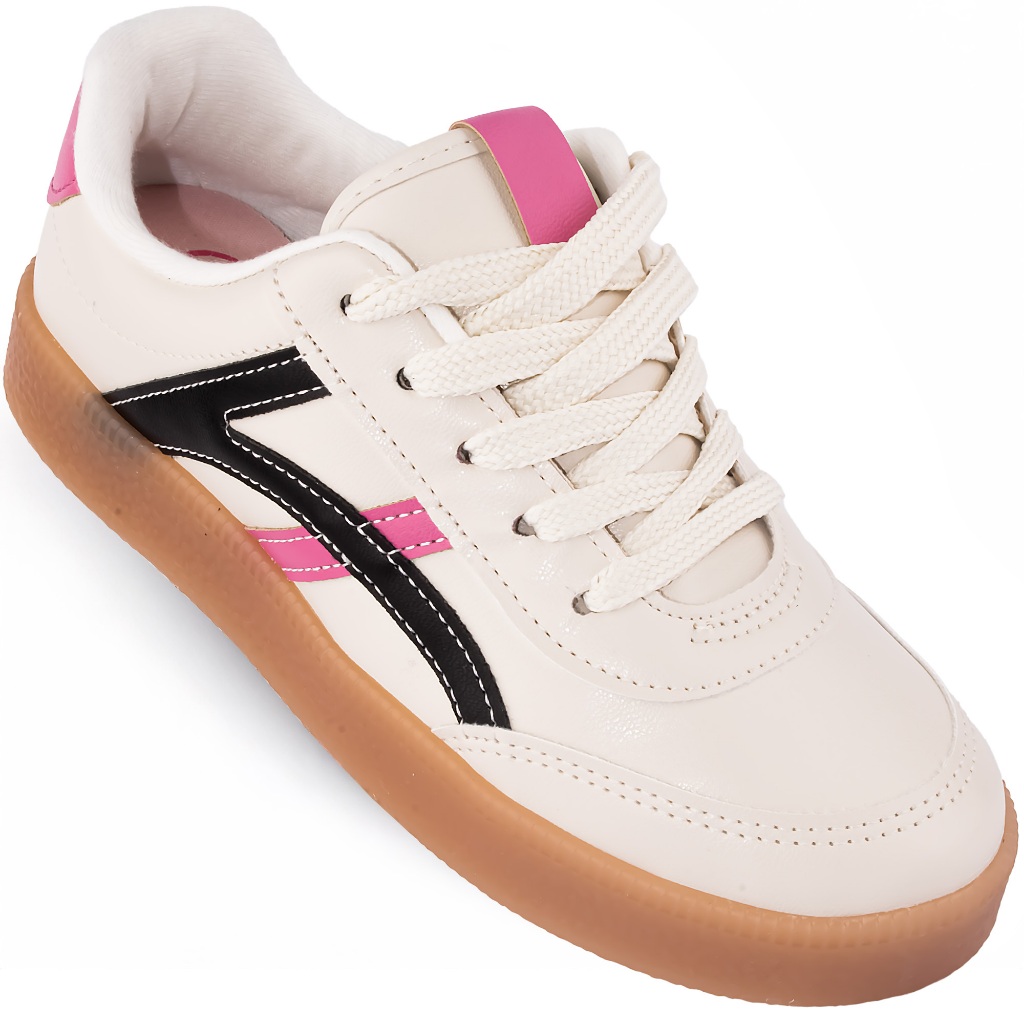 Tênis Molekinha Infantil Menina Moda Casual Original 2582 Off White em Oferta na Shopee