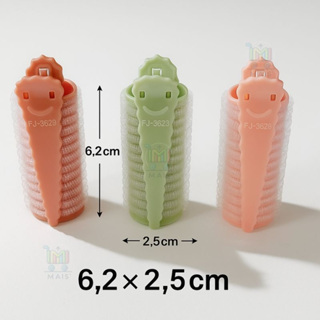 Kit 10 Bobs de Velcro + 10 Prendedores – Modeladores de Cabelo DIY – Tamanho Único 6,3x2,5cm em Oferta na Shopee