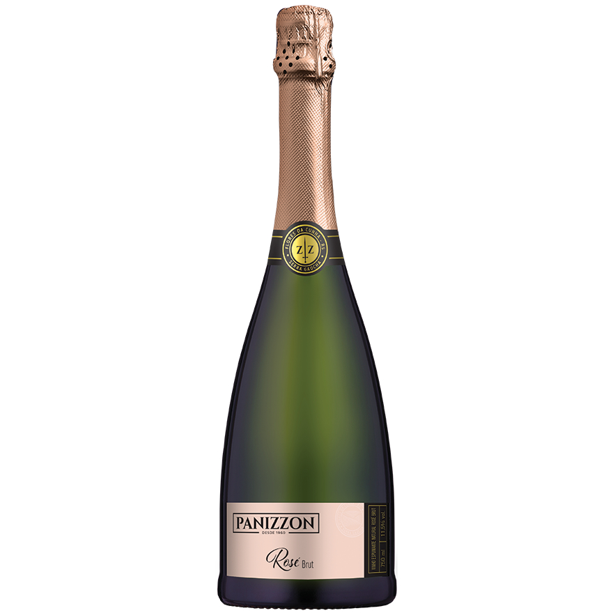 Vinho Espumante Natural Rosé Brut Seco Pazizzon 750 ml em Oferta na Shopee