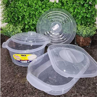 Kit Micro-onda Panela de Arroz Redonda a Vapor Travessa Retangular e Tampa Protetora Anti Respingos em Oferta na Shopee