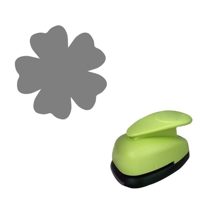 Furador Scrapbook Para Papel - Flor Trevo 2,5cm (25mm)