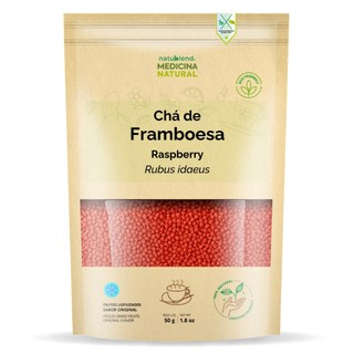 Chá de Framboesa 50g - Frutos Liofilizados - Aroma Fresco e Sabor Intenso