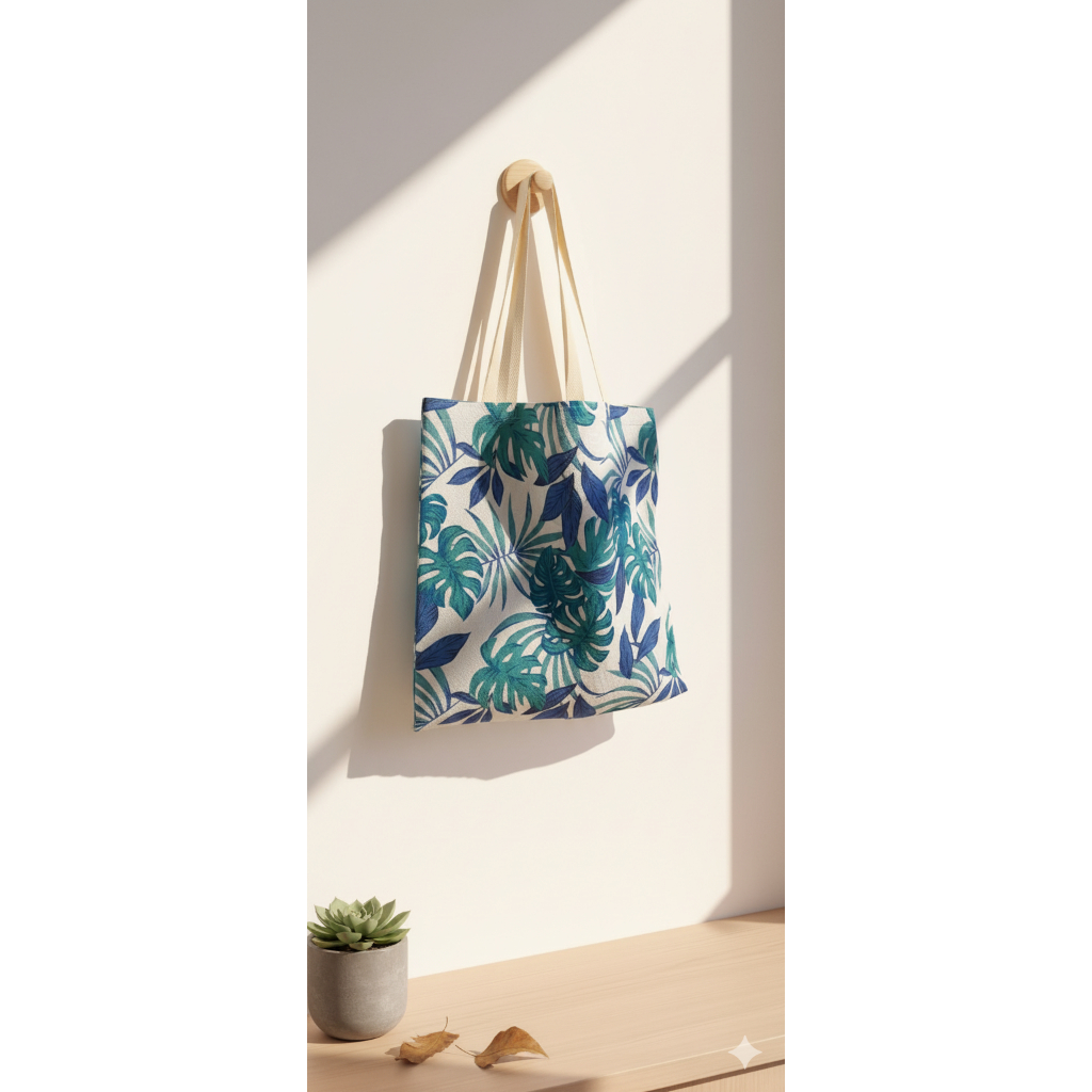 🌿 Bolsa Ecobag de Tecido – Prática, Leve e Cheia de Estilo! em Oferta na Shopee