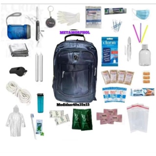 Mochila Kit Sobrevivência 80  itens Emergência APH TRILHA AVENTURA TATICA MILITAR ACAPAMPAMENTO DESASTRE em Oferta na Shopee