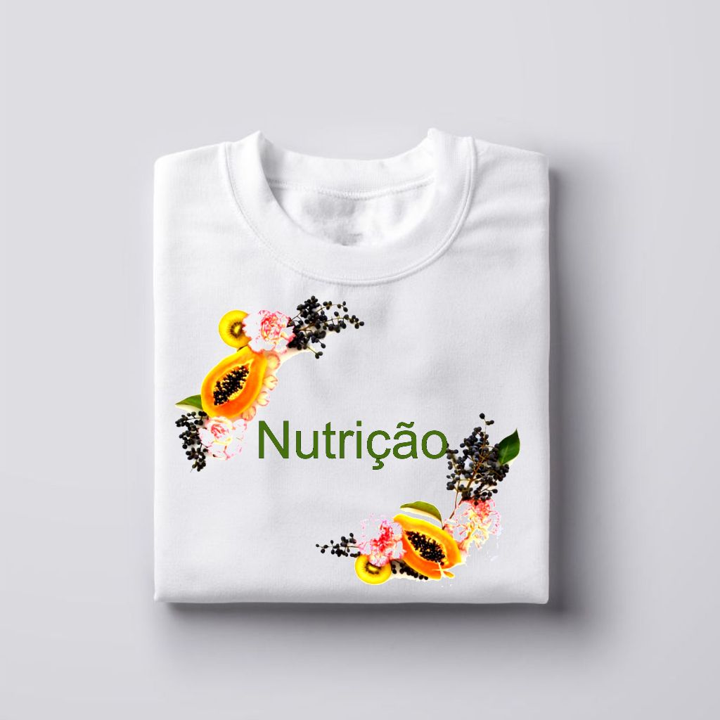 Camisa Nutrição  Blusa T-shirt 819 SH. CP