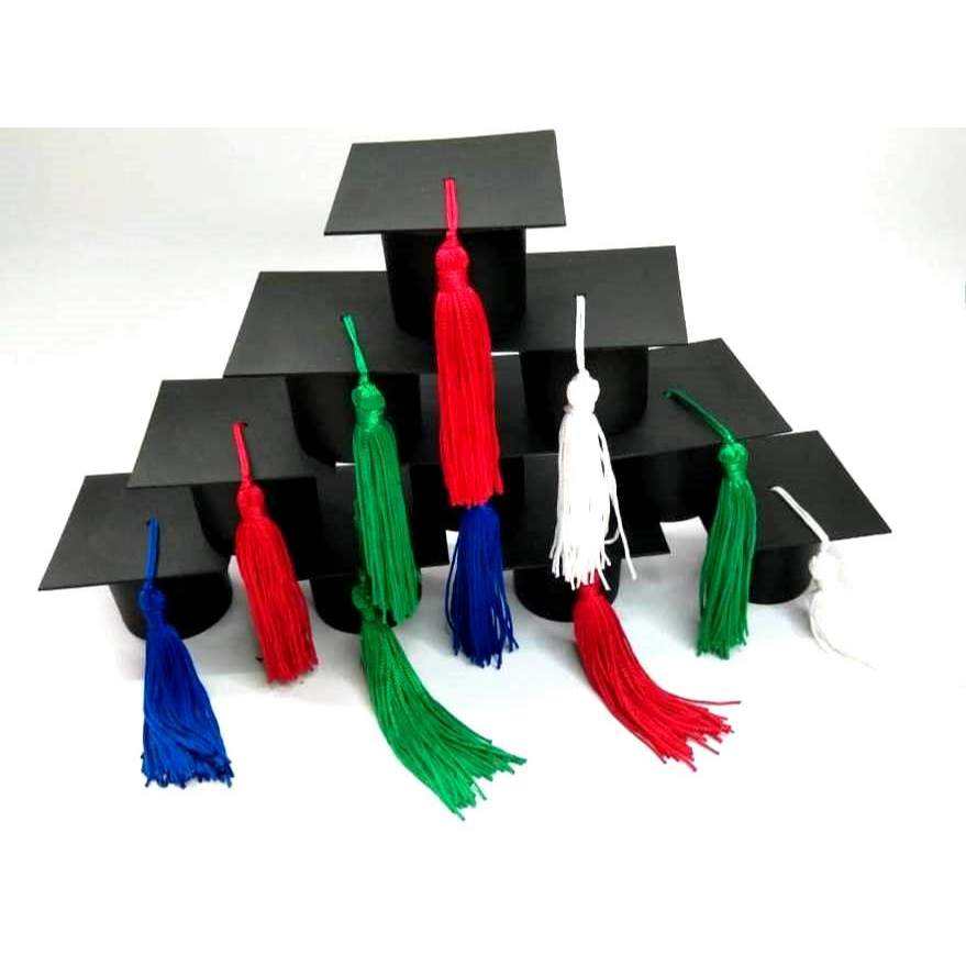 CAIXINHA CAPELO PARA FORMATURA COM TASSEL 5 pçs em Oferta na Shopee