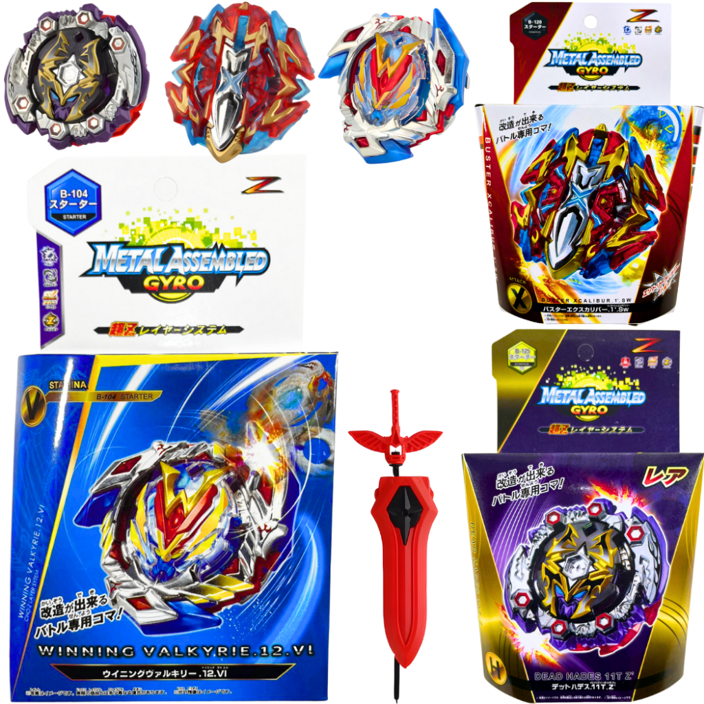 Beyblade Burst Valkyrie Com Lançador Modelo Novo Promoção em Oferta na Shopee