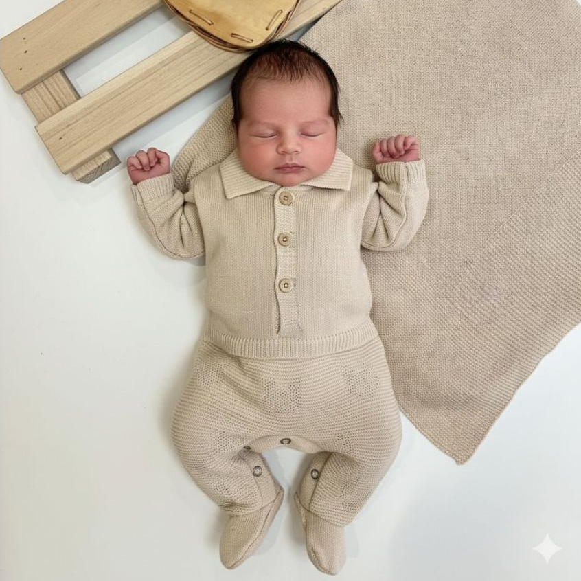 Conjunto Saída Maternidade Menino Completo Bebê Recém Nascido Fofinho