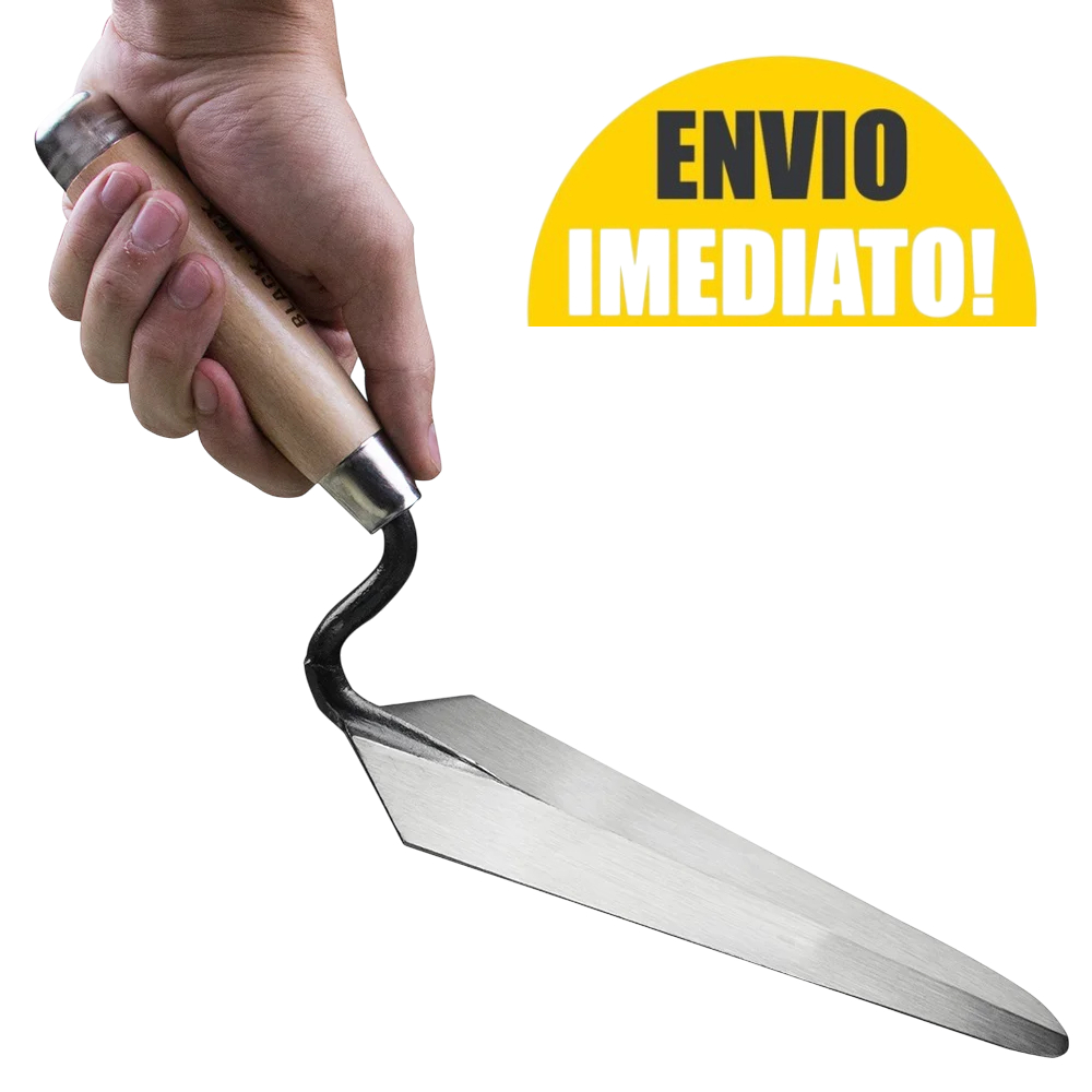 Colher de Pedreiro N°9 Tradicional Construção Ferramenta em Oferta na Shopee