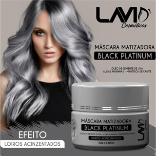 Máscara Matizadora Acinzentado Platinum Lavid 250g em Oferta na Shopee