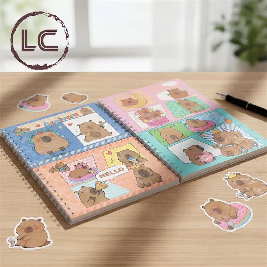 Kit Ate 20 Livro de Colorir Capa Dura cute 50 Folhas Caderno de Desenho Pintura Coloring Book infantil -LC
