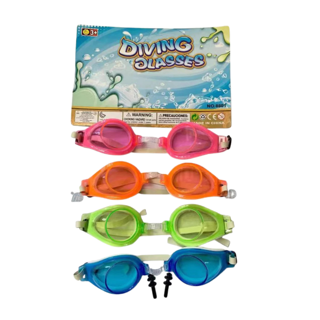 Óculos de Natação Infantil Com Protetor de Ouvido Simples e Prático Para Piscina Dias de Sol