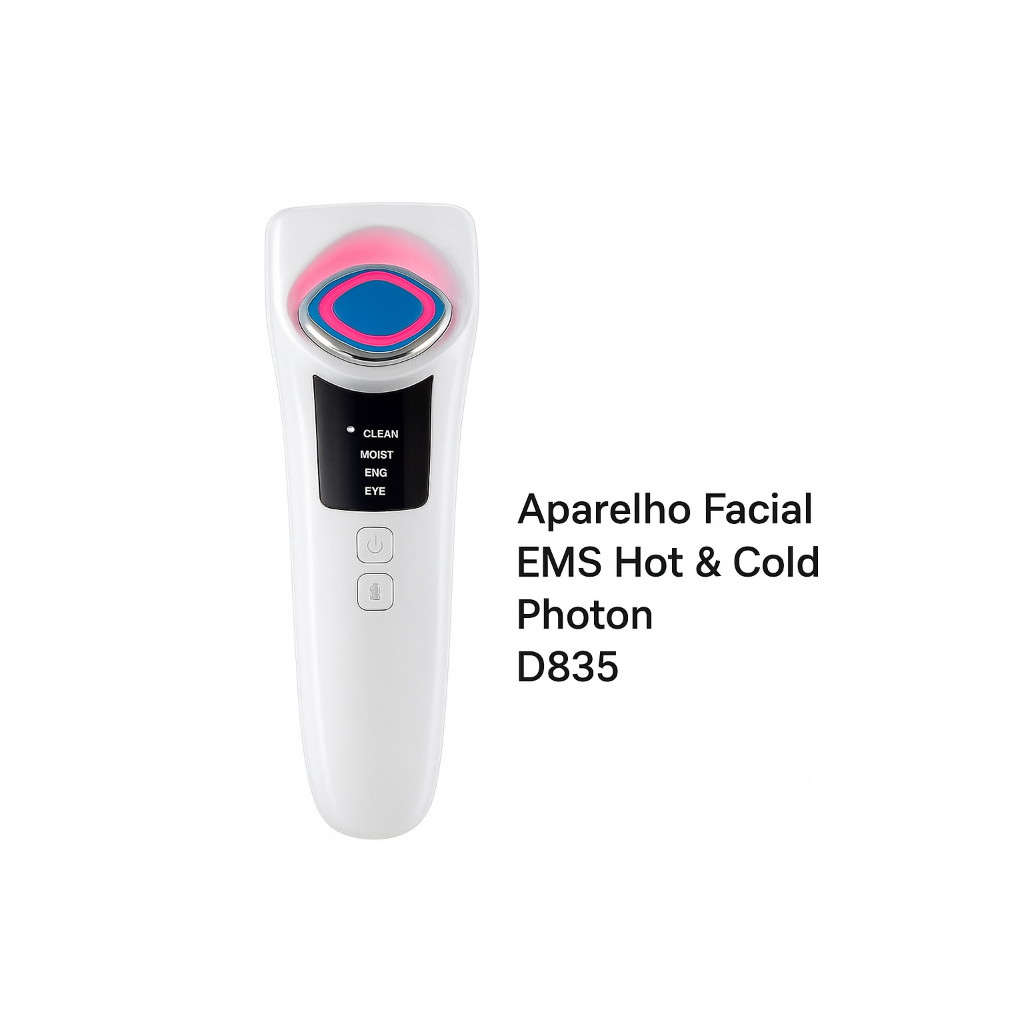 💆‍♀️ Aparelho Facial EMS LED Portátil – Rádio Frequência, Lifting e Rejuvenescimento Instantâneo ✨