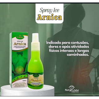 12 un Spray Ice Arnica Natyflora 150ml em Oferta na Shopee