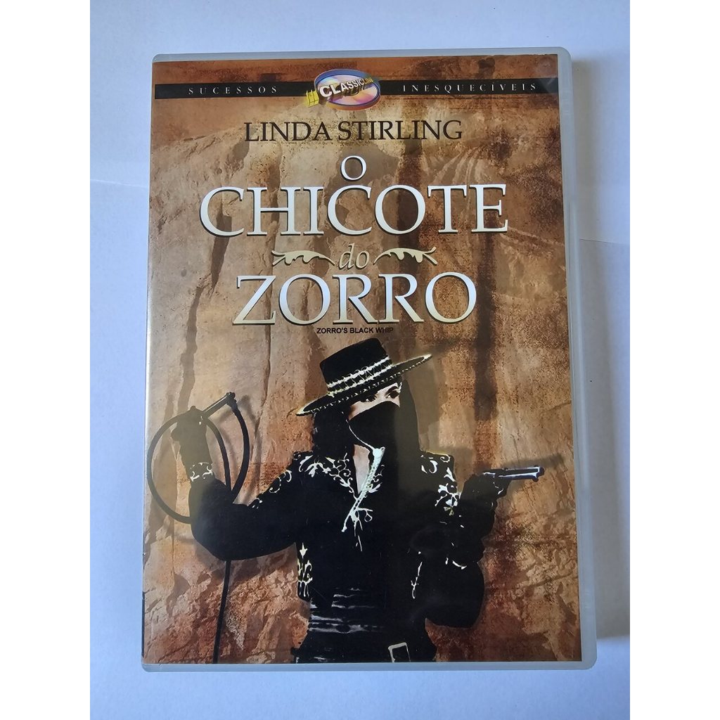 DVD O Chicote do Zorro - Zorro's black whip – ORIGINAL – 1944