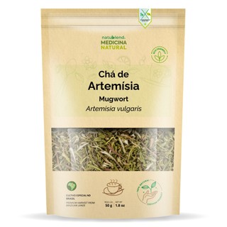 Chá de Artemísia Comum 50g - Alimento para Preparo de Infusão - Sabor Marcante
