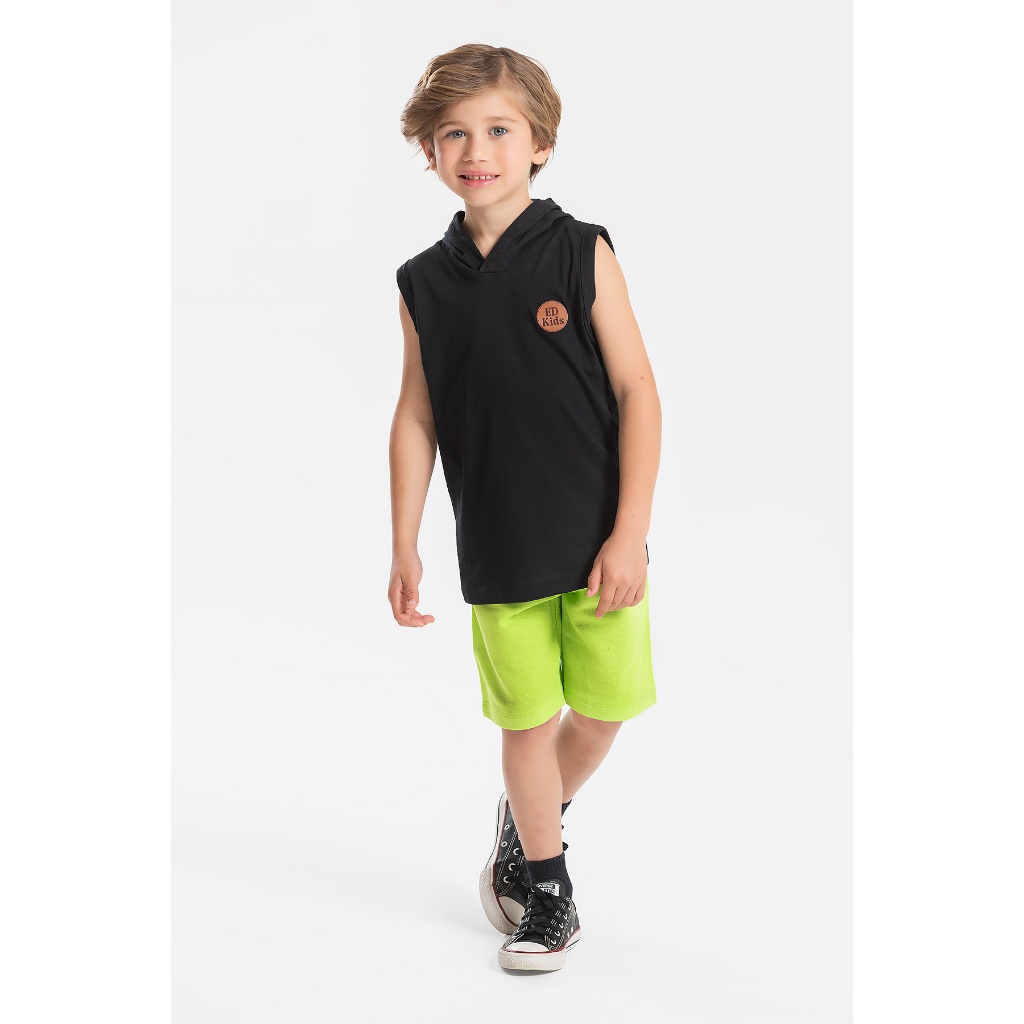 Conjunto Infantil Verão Masculino Menino 2 ao 14 anos Roupa Juvenil - Na Pronta Entrega - ...