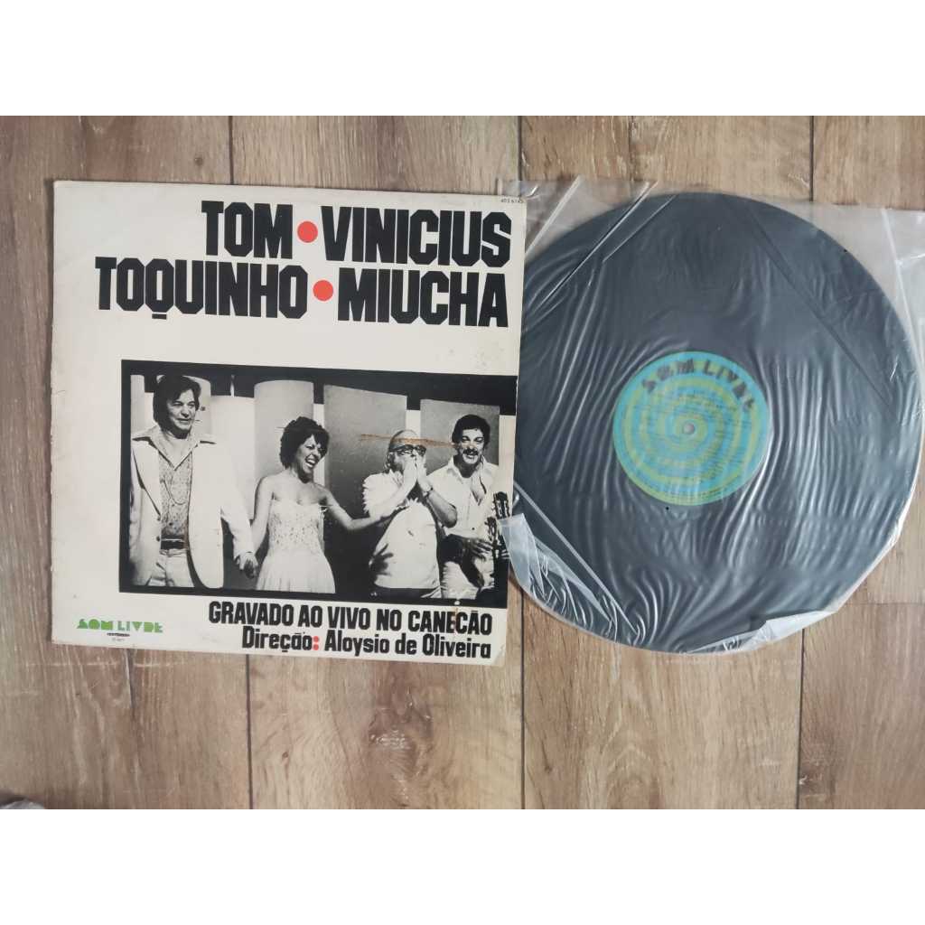 TOM - VINICIUS - TOQUINHO -  MIUCHA LP 1977 - GRAVADO AO VIVO EDIÇÃO LIMITADA