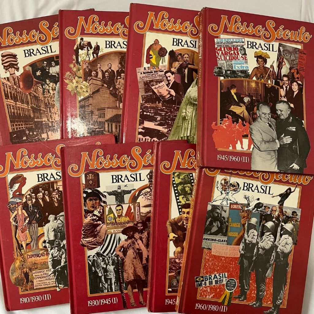 Coleção Nosso Século - Brasil - de Elisabeth F. (usado) - Vários volumes
