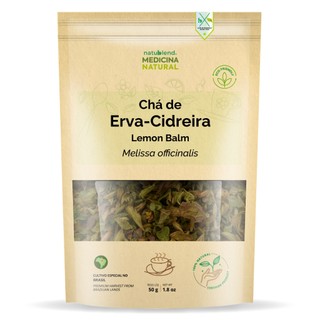 Chá de Erva Cidreira 50g - Aroma Cítrico Leve - Infusão Aromática