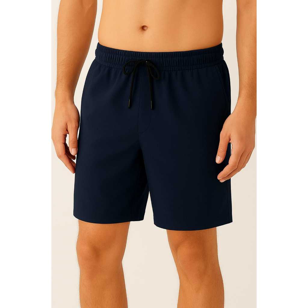 Bermuda masculina shorts academia tactel com elastano teido premium alta qualidade movimento