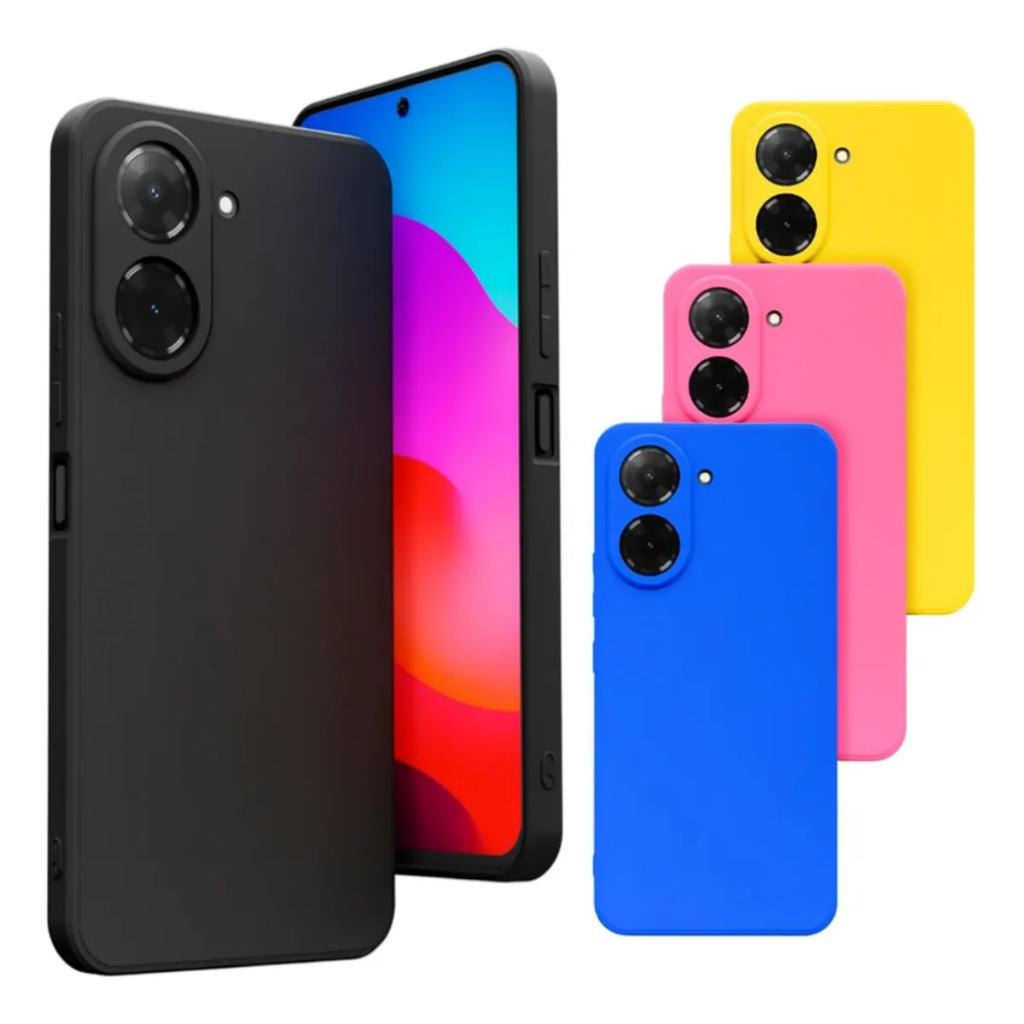 Capa Capinha Aveludada Anti Impacto + Película 3D Para Xiaomi Redmi A5