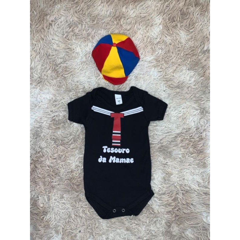 Bodys infantil temático tesouro da mamãe em Oferta na Shopee