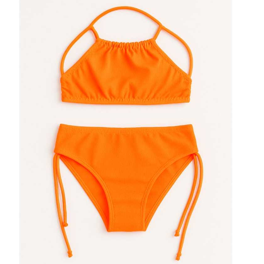 Biquíni Infantil/Juvenil CROPED 02-14 anos Menina Blogueirinha Moda Praia