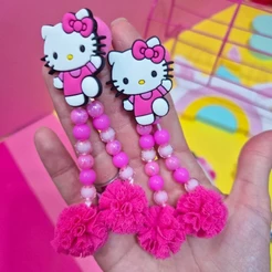 Xuxinha Elástico Infantil Hello kitty Com Tererê
