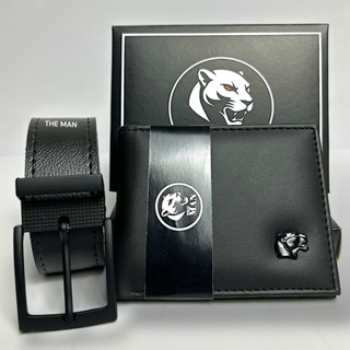 Kit Cinto Masculino 125CM + Carteira Masculina Couro PREMIUM THE MAN. em Oferta na Shopee