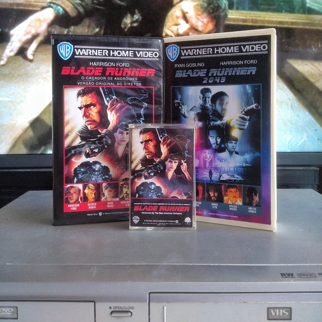 Coleção Blade Runner em VHS + Trilha Sonora em Fita K7