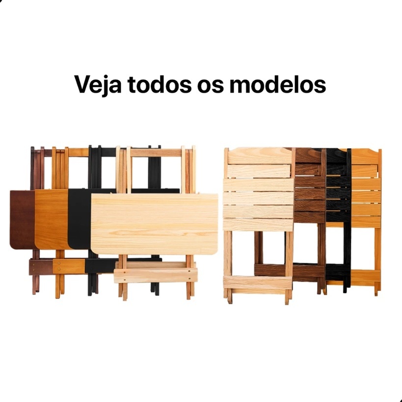 Cadeira e Mesa de Bar de Madeira na Black Friday 2025 | BuscaProdutos