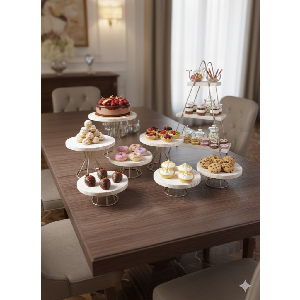 kit 5 boleiras + prateleiras decorativa escadinha em Oferta na Shopee