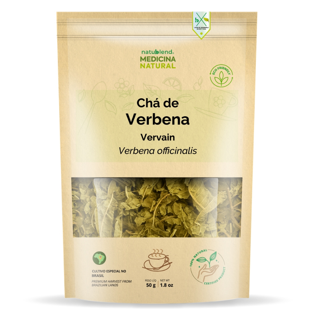 Chá de Verbena 50g - Folhas Selecionadas - Aroma Cítrico Suave em Oferta na Shopee