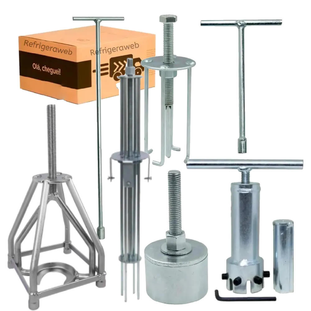 Kit Saca Cambio, Saca Cesto, Saca Rolamento, Saca Agitador + Chave T Lavadora Mondial-Compativel