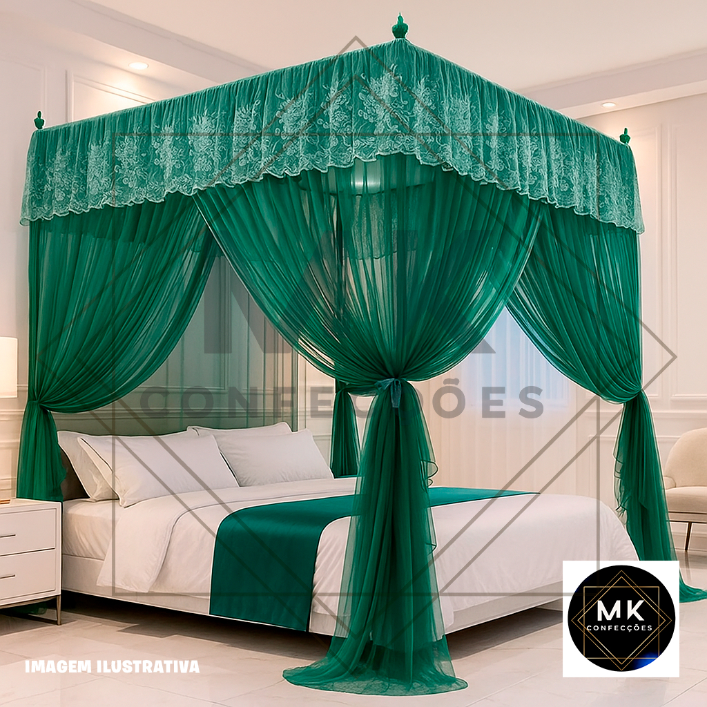 Mosquiteiro de Casal Completo com Armação: Onde Comprar | BuscaProdutos