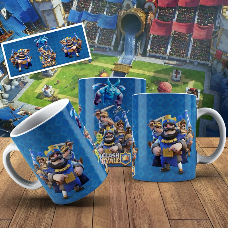 Caneca Clash Royale | Caneca Gamer Personalizada | Presente Criativo | Arte em Gole