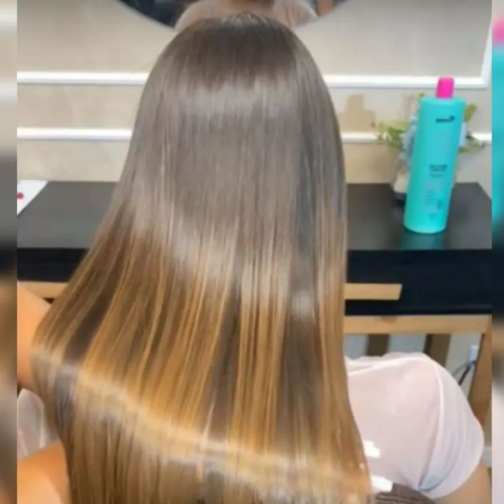 Paiolla Selagem Capilar Abacate Litro + Shampoo Pré Tratamento Paiolla + Escova Mágica